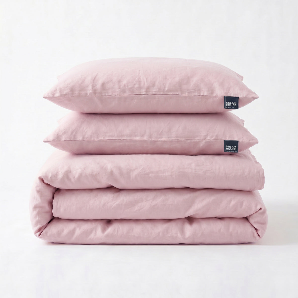 Dekbedovertrek Stone Washed Roze