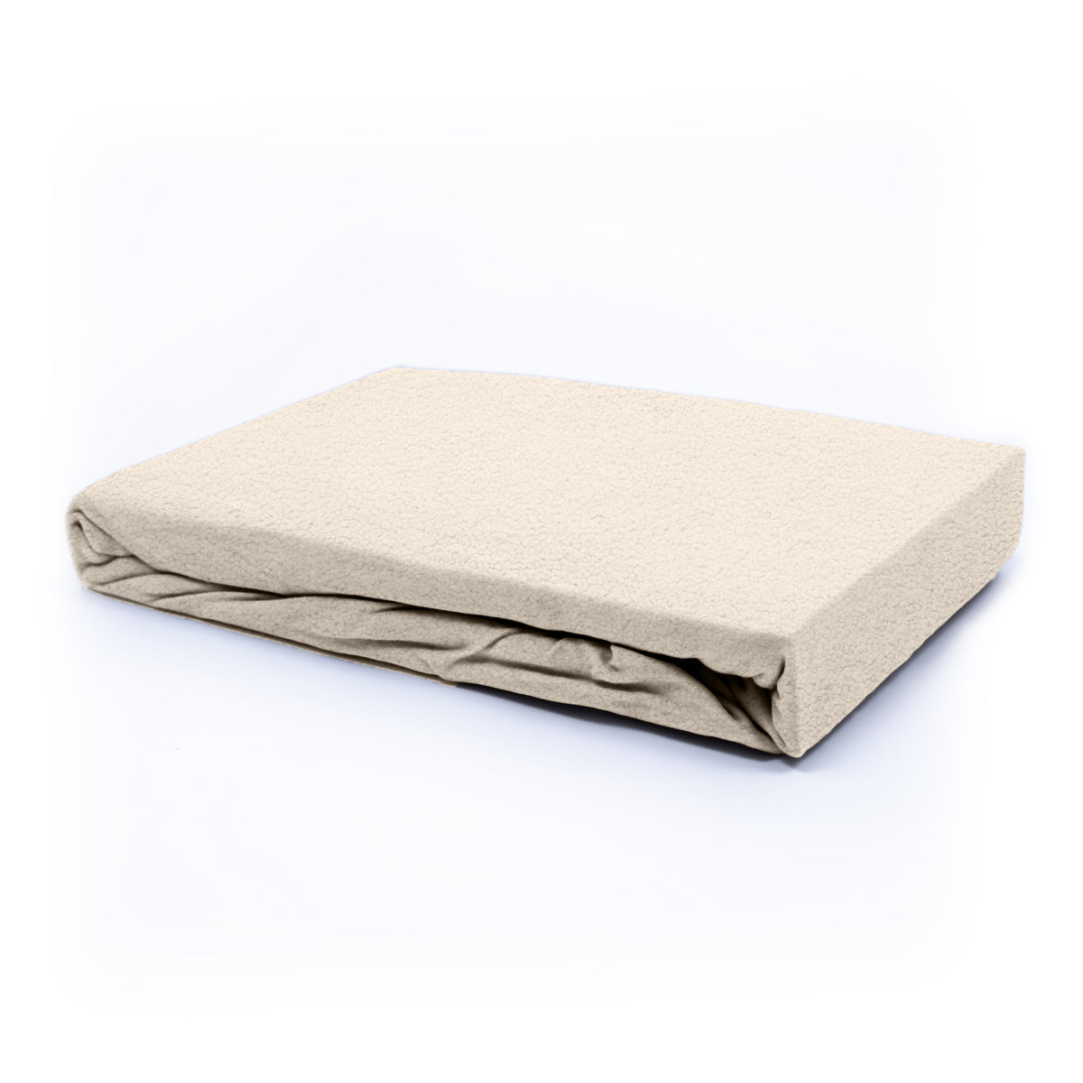 Teddy hoeslaken Creme
