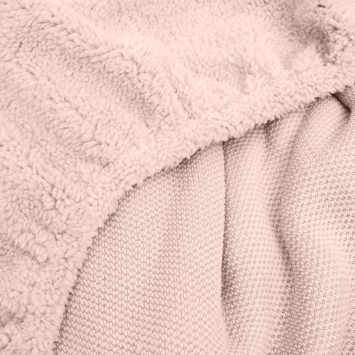 Teddy hoeslaken Roze