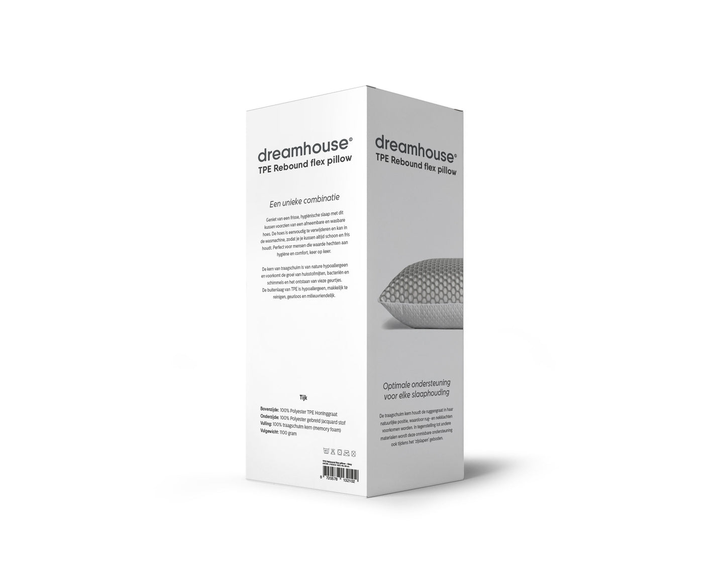 NordDream Rebound Flex Kussen Grijs 45 x 60