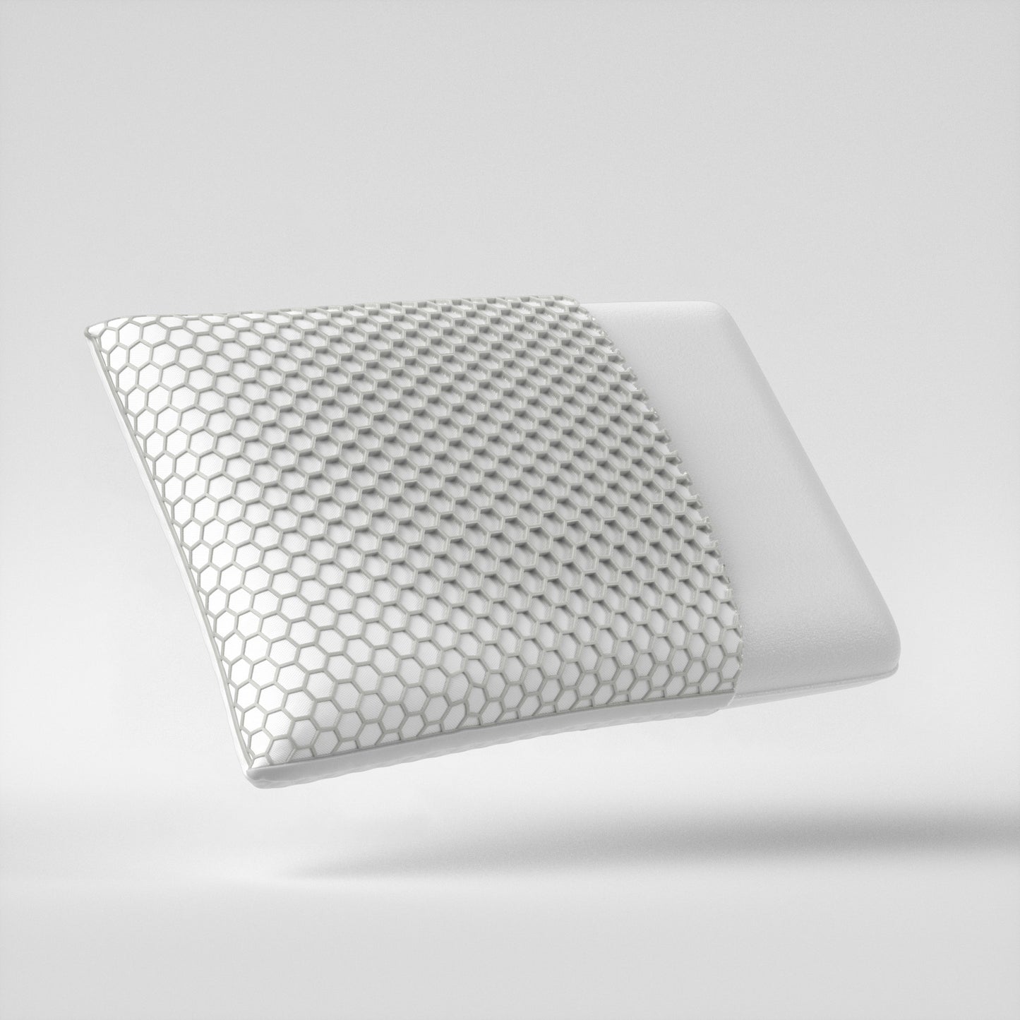TPE Rebound Firm Core Pillow Grey 60 x 40 x 13