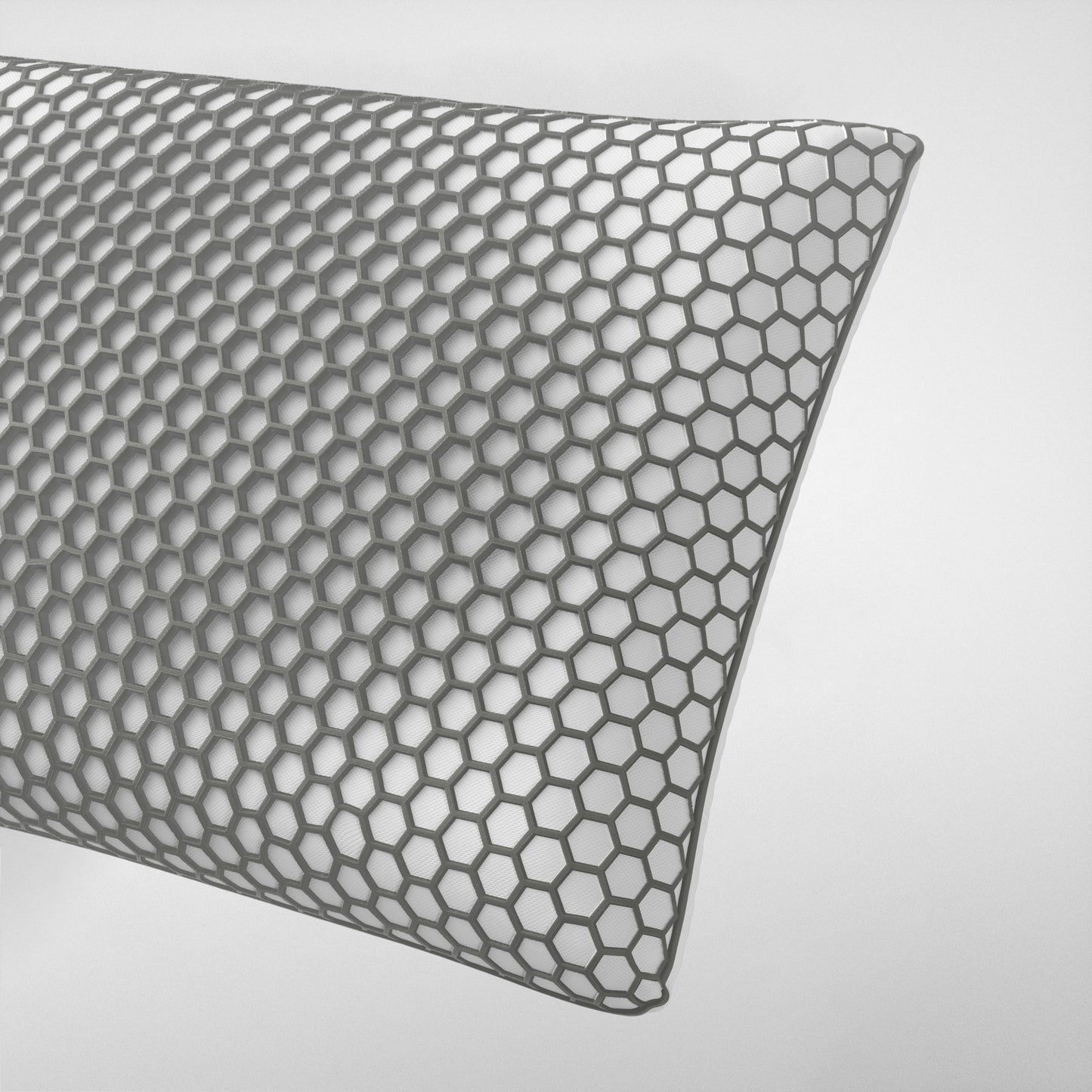 TPE Rebound Firm Core Kussen Grijs 60 x 40 x 13