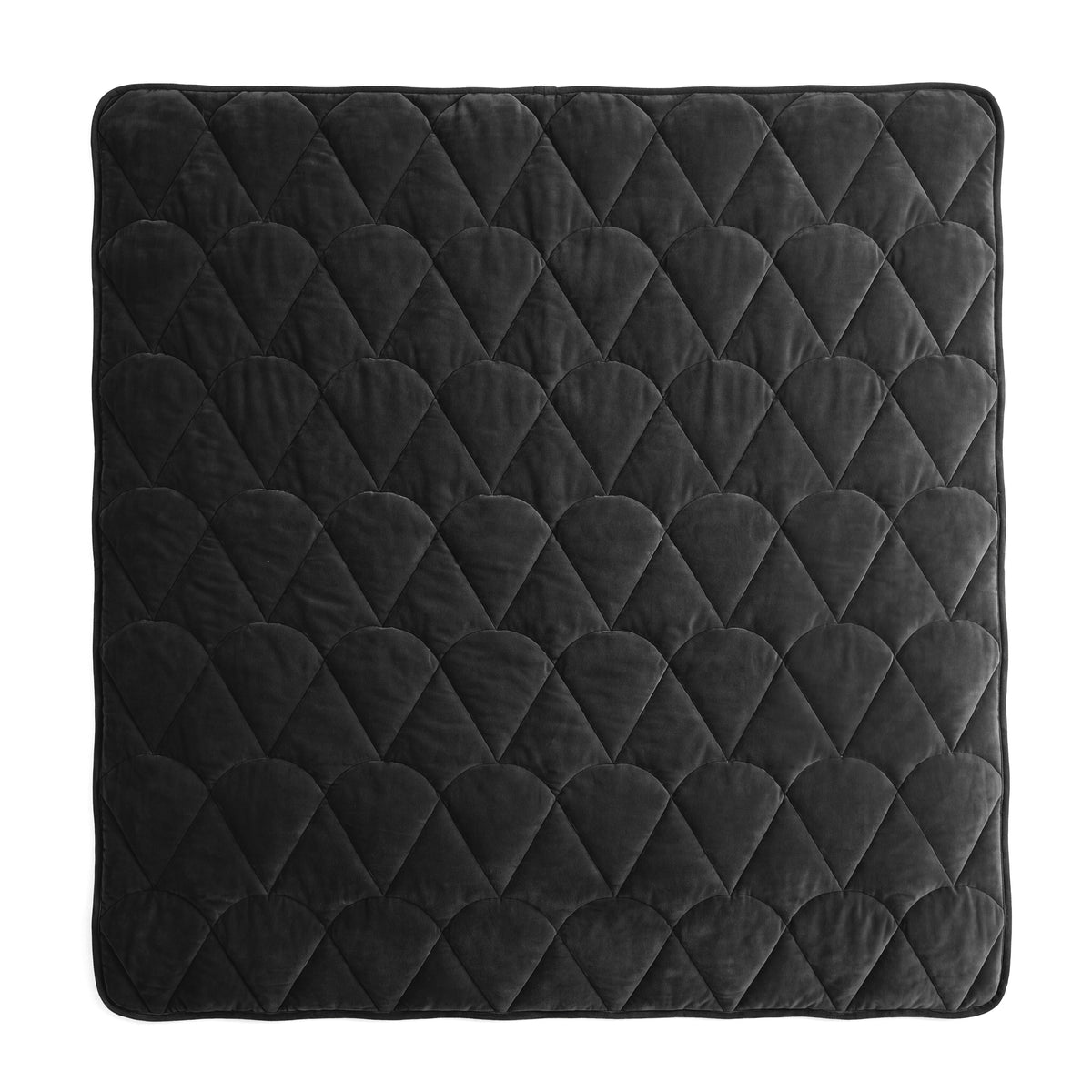 Lazy Dekbed Velvet Zwart Met Kussenslopen