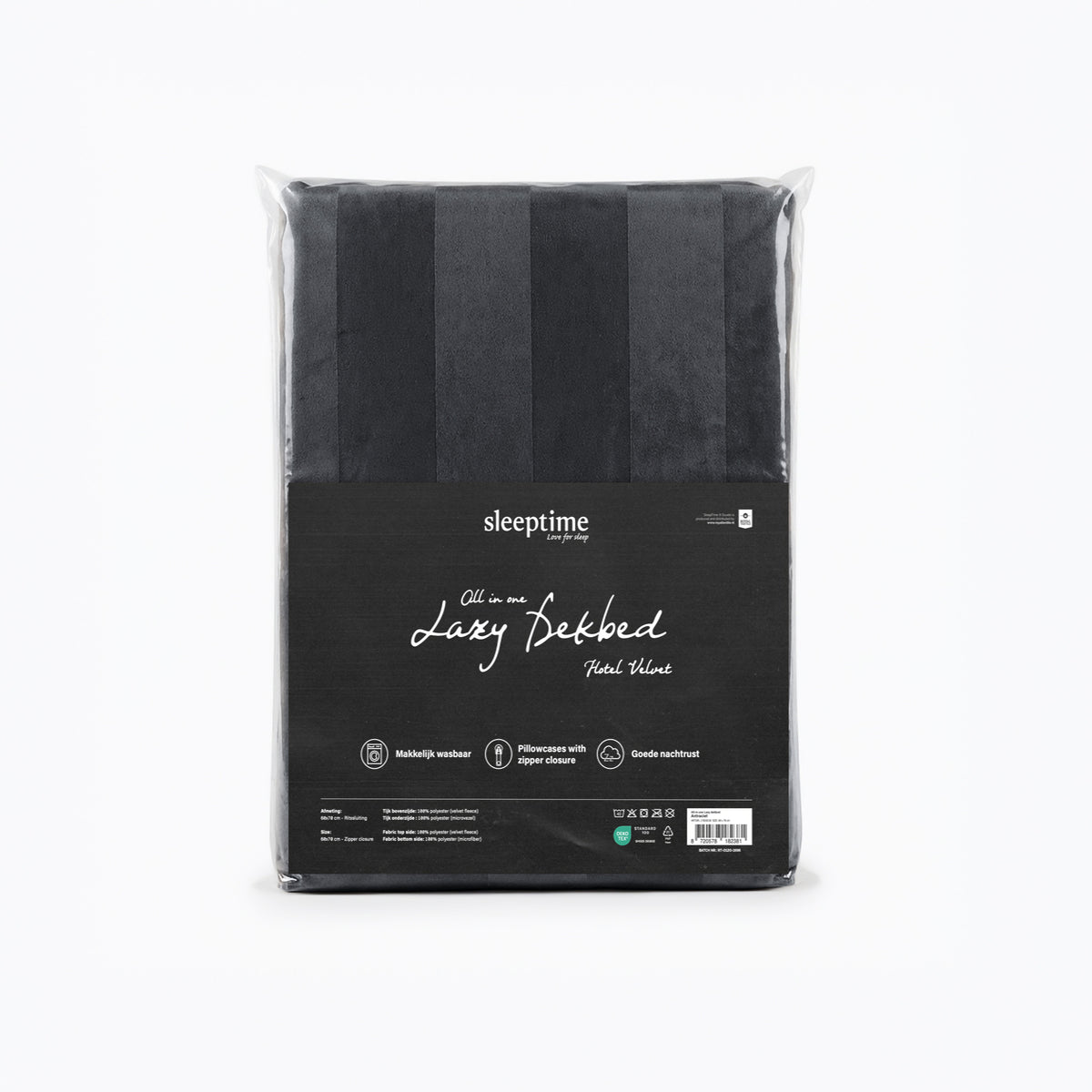 NordDream Lazy Hotel Velvet Kussenslopen 2Pack Antraciet