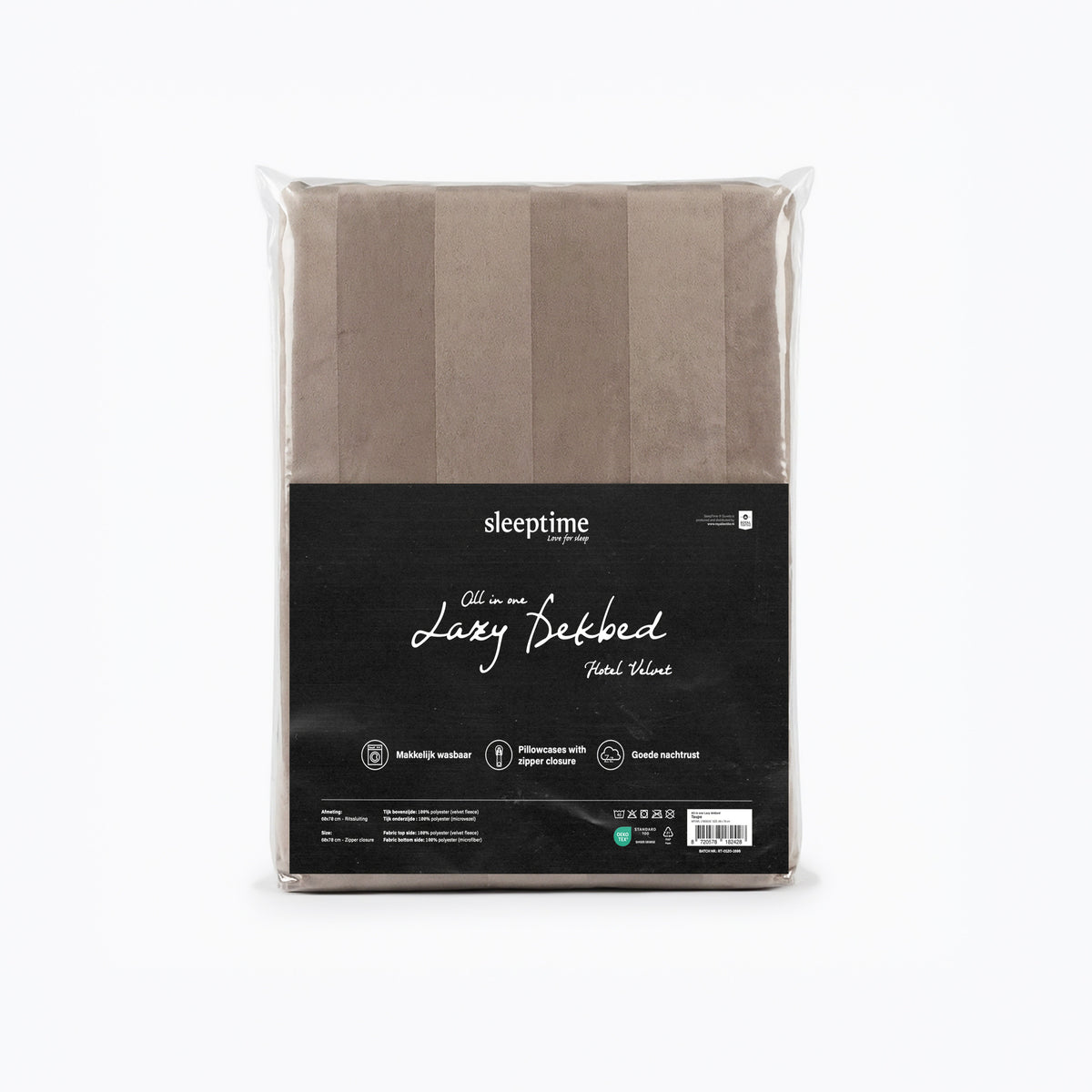 NordDream Lazy Hotel Velvet Kussenslopen 2Pack Taupe