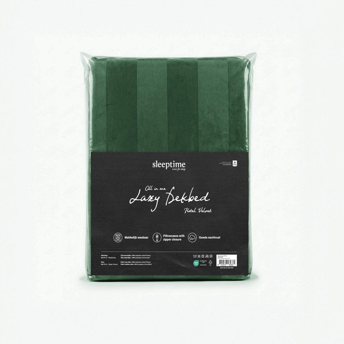 NordDream Lazy Hotel Velvet Kussenslopen 2Pack Donker Groen