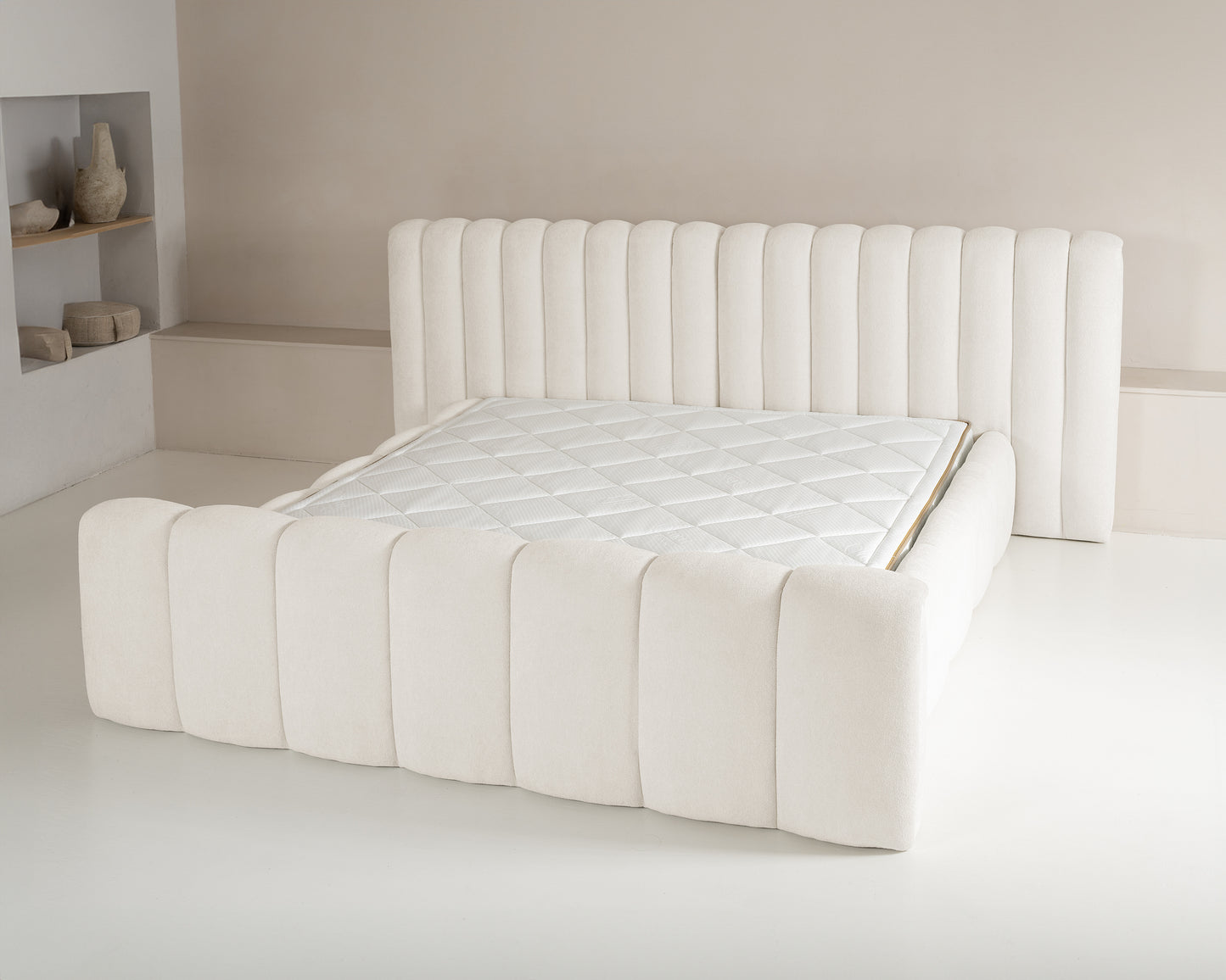 Designbed Adore Chique 180x200 Beige - Zonder Matras