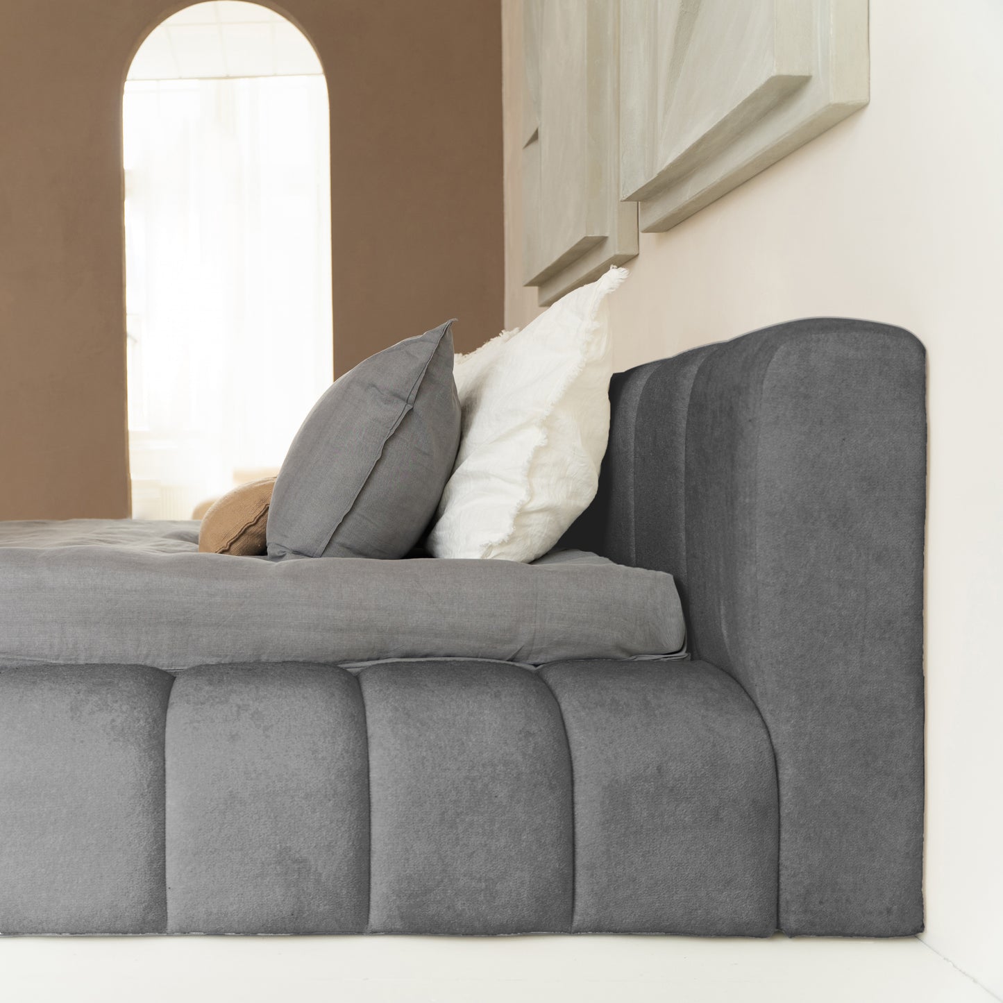 Designbed Adore Classic 160x200 Antraciet - Zonder Matras