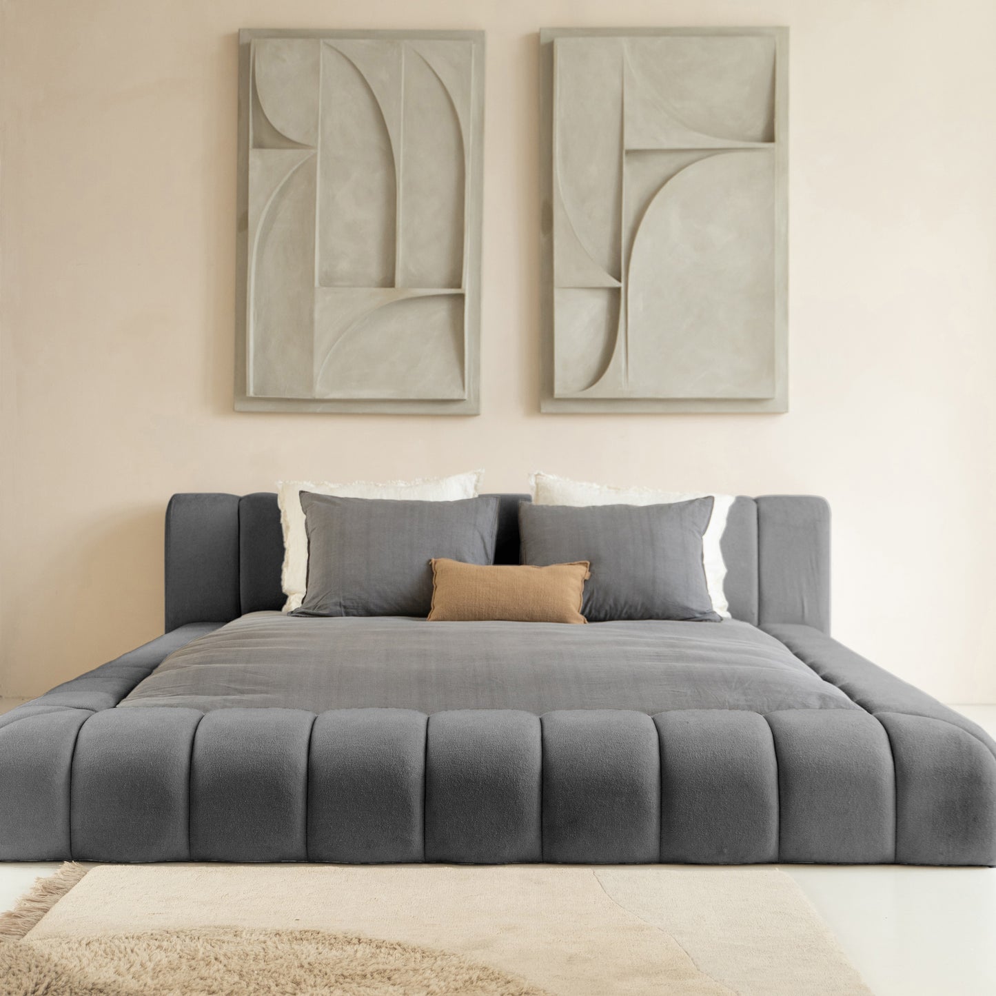 Designbed Adore Classic 160x200 Antraciet - Zonder Matras