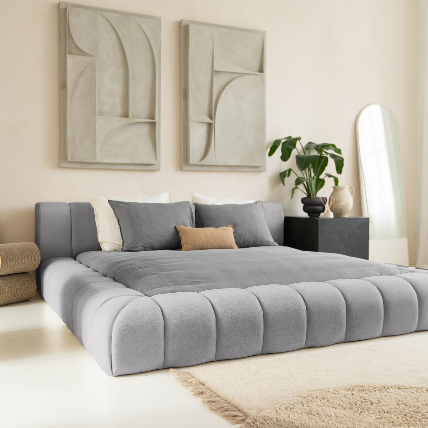 Designbed Adore Classic 160x200 Grijs - Zonder Matras