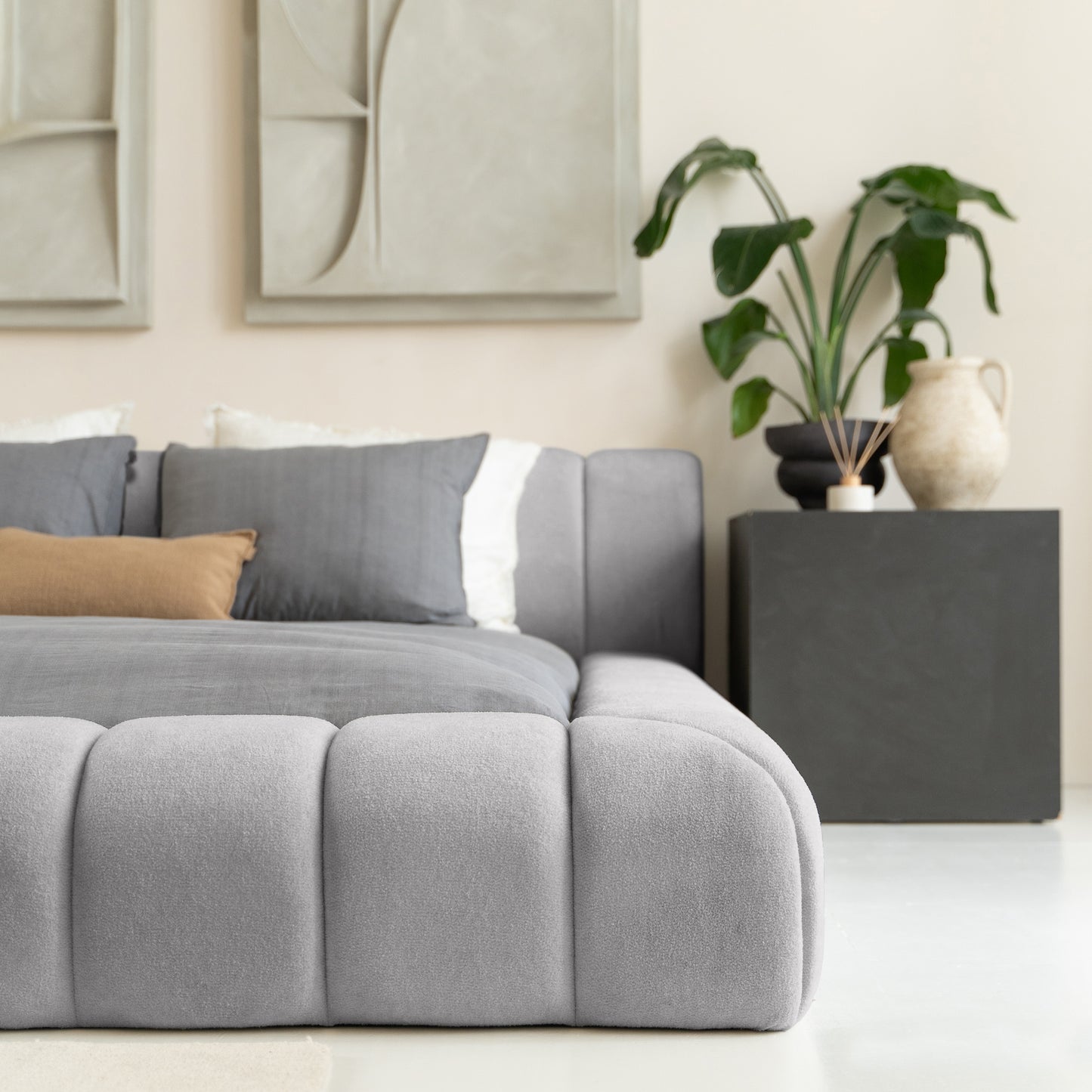 Designbed Adore Classic 180x200 Grijs - Zonder Matras