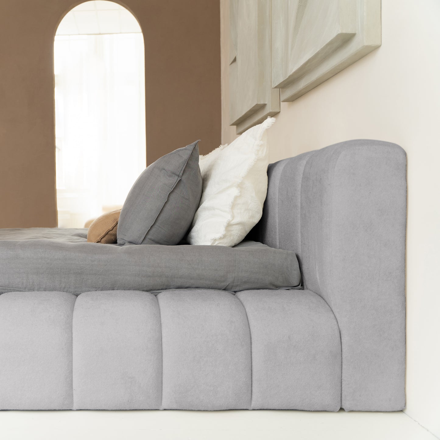 Designbed Adore Classic 180x200 Grijs - Zonder Matras