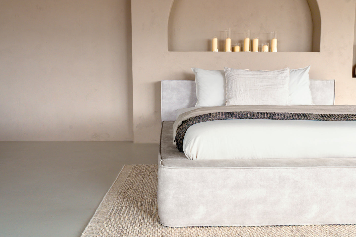 Designbed Adore Element 160x200 Beige - Zonder Matras
