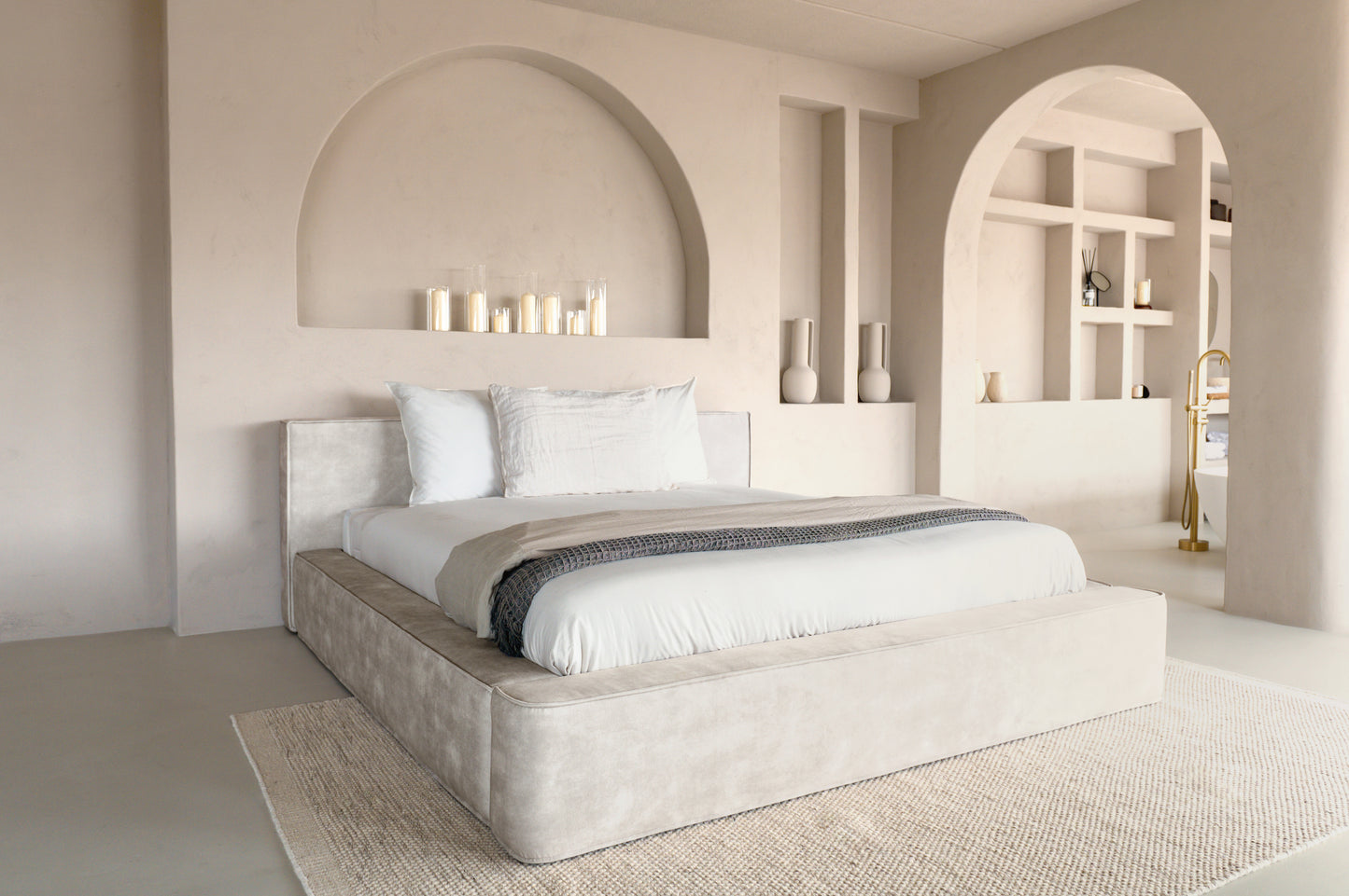 Designbed Adore Element 160x200 Beige - Zonder Matras