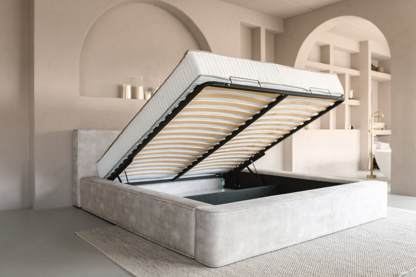 Designbed Adore Element 160x200 Beige - Zonder Matras