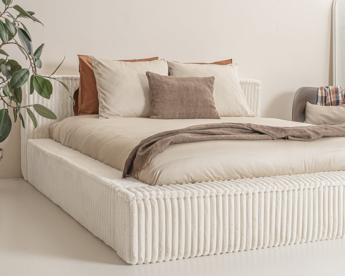 Designbed Adore Melody 160x200 Beige - Zonder Matras