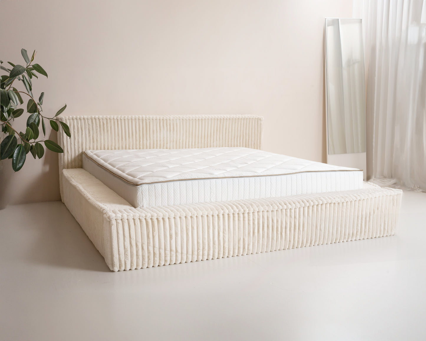 Designbed Adore Melody 140x200 Beige - Zonder Matras