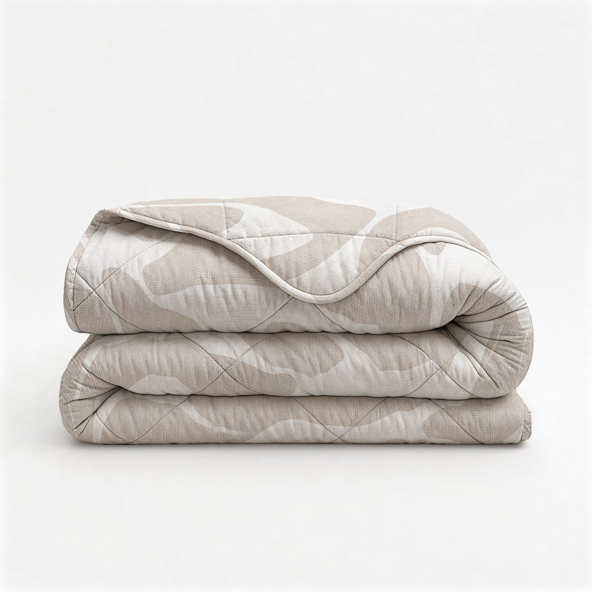 Kello Lazy Dekbed Taupe/Zand Met Kussenslopen