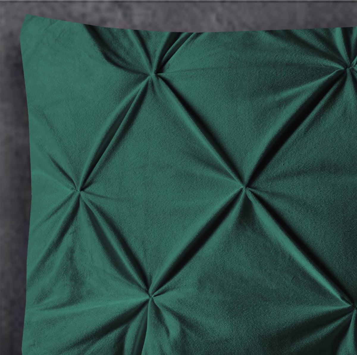 Velvet Pintuck 2pack kussenslopen Groen