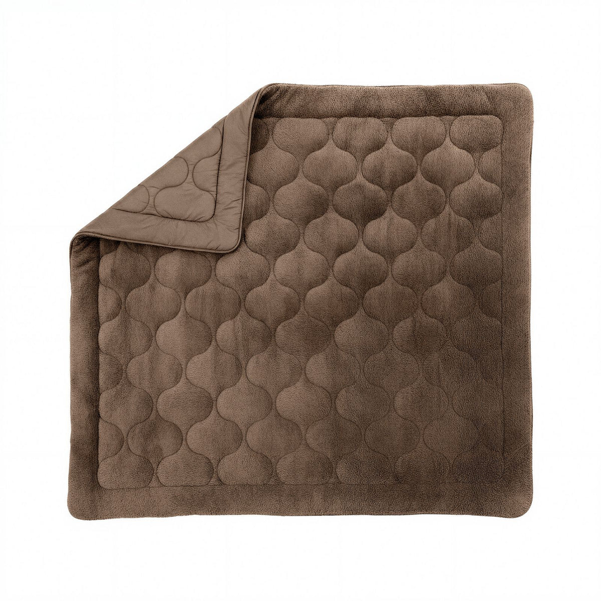 Lazy Dekbed Teddy Taupe/Bruin Met Kussenslopen