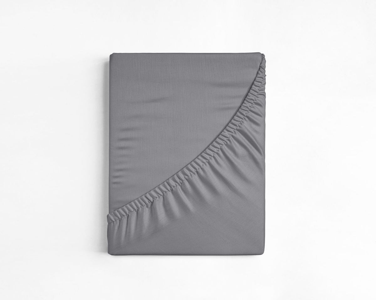 Katoenen Topper Hoeslaken Grijs