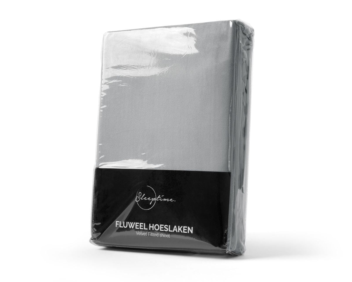 Velvet Hoeslaken Grijs