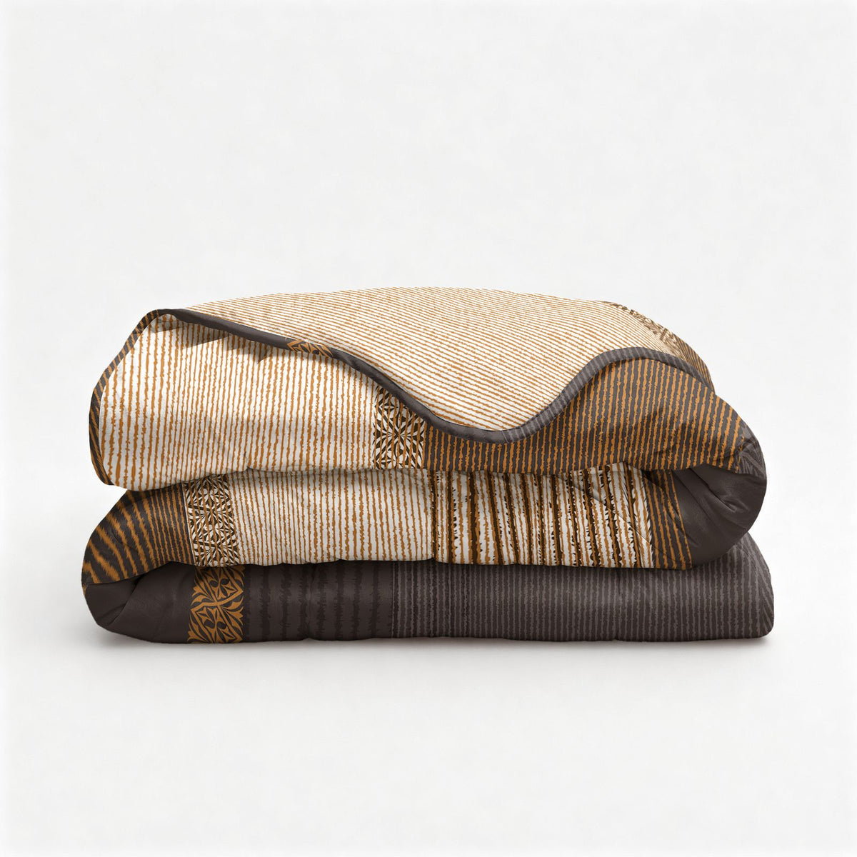 All-in one Lazy dekbed Marina Taupe Met Kussenslopen