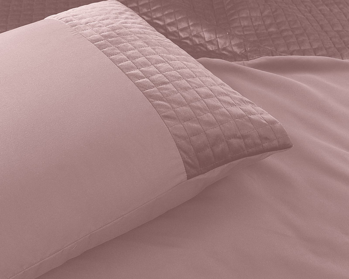 Dekbedovertrek Velvet Band Roze