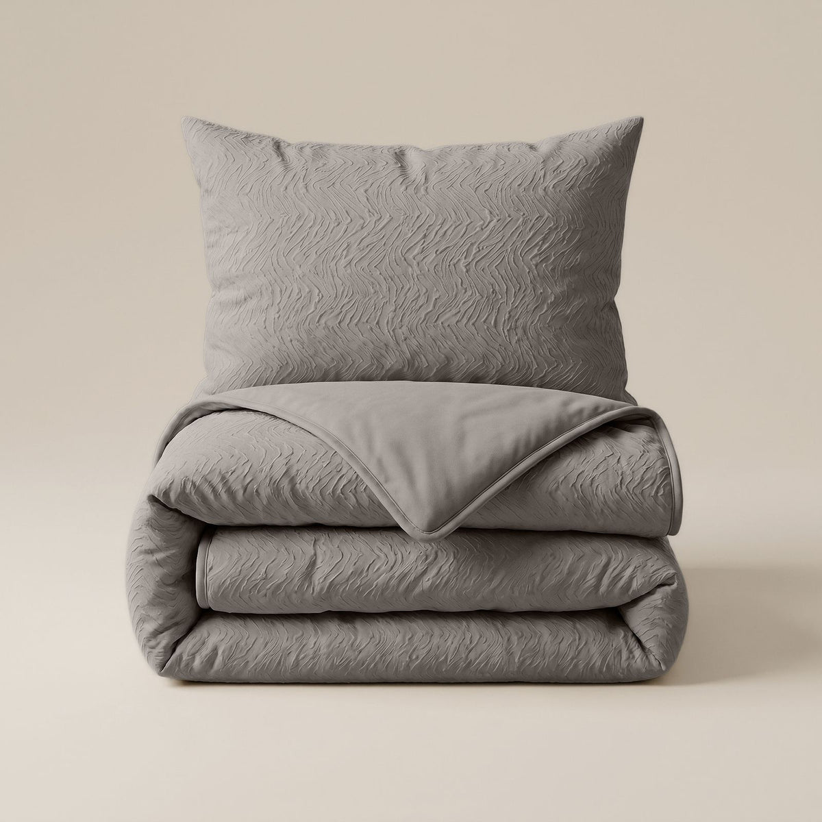 Lazy Dekbed Salva Taupe Met Kussenslopen