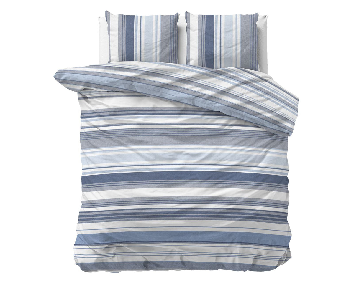 Dekbedovertrek Stripy Blauw