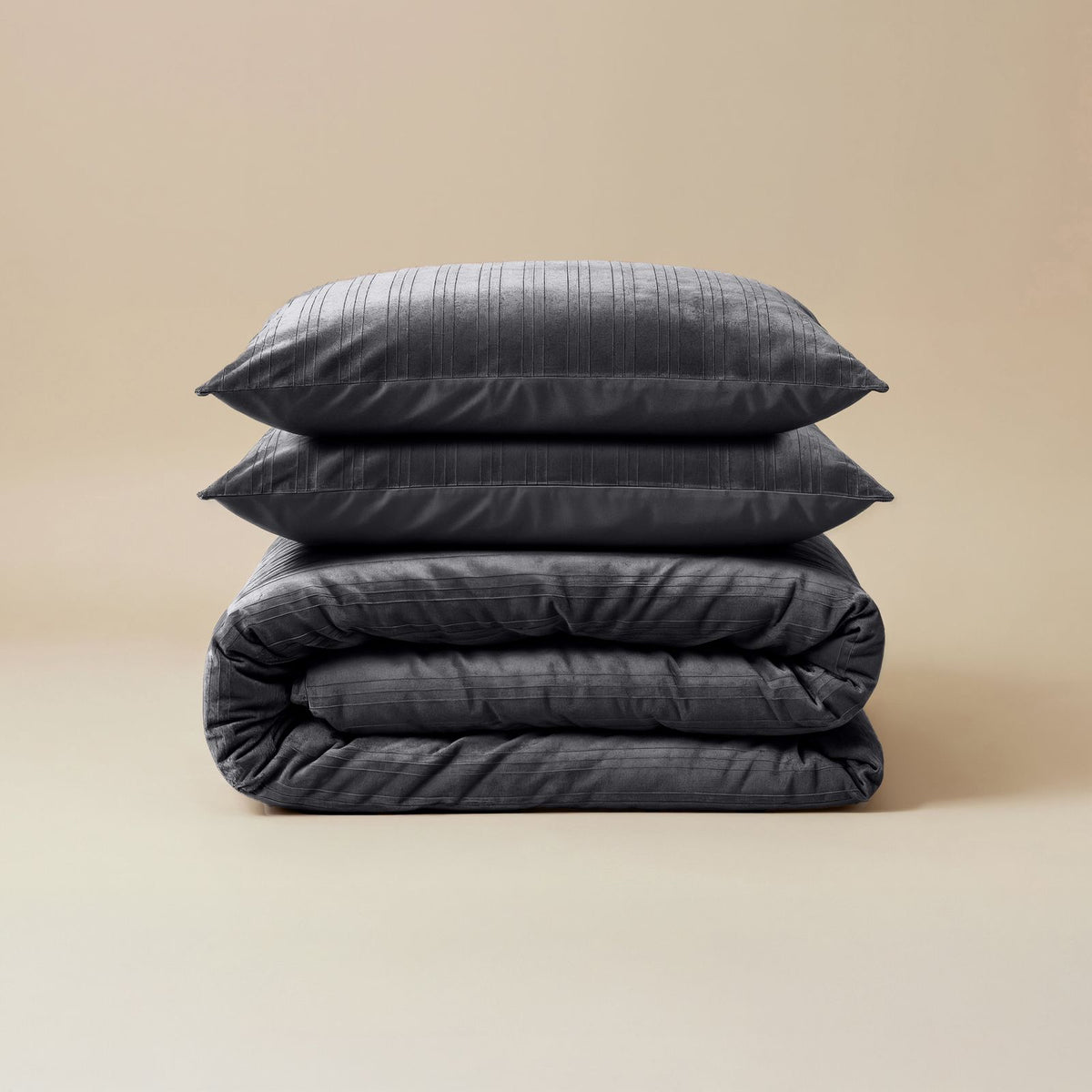 Dekbedovertrek Velvet Lining Zwart