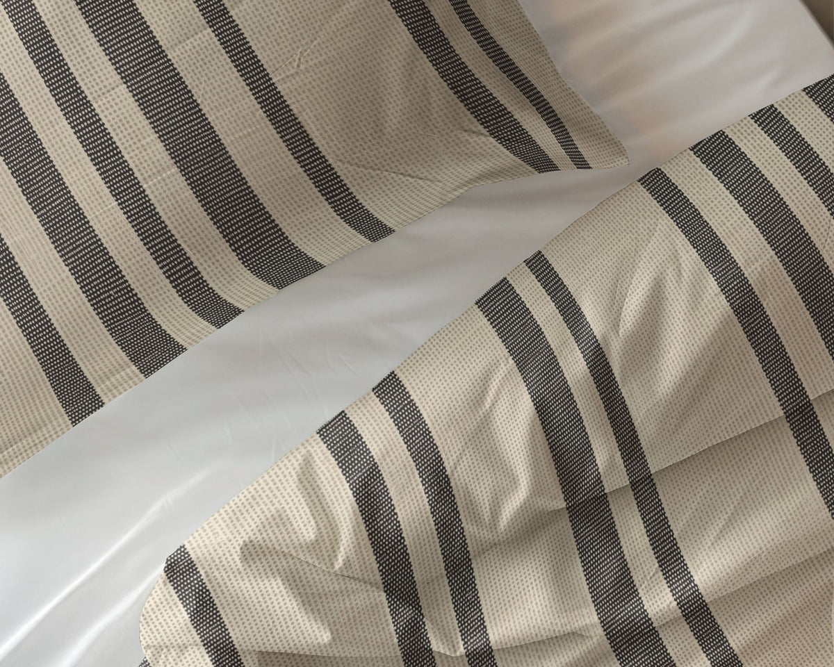 Dekbedovertrek Linear Linen Zand
