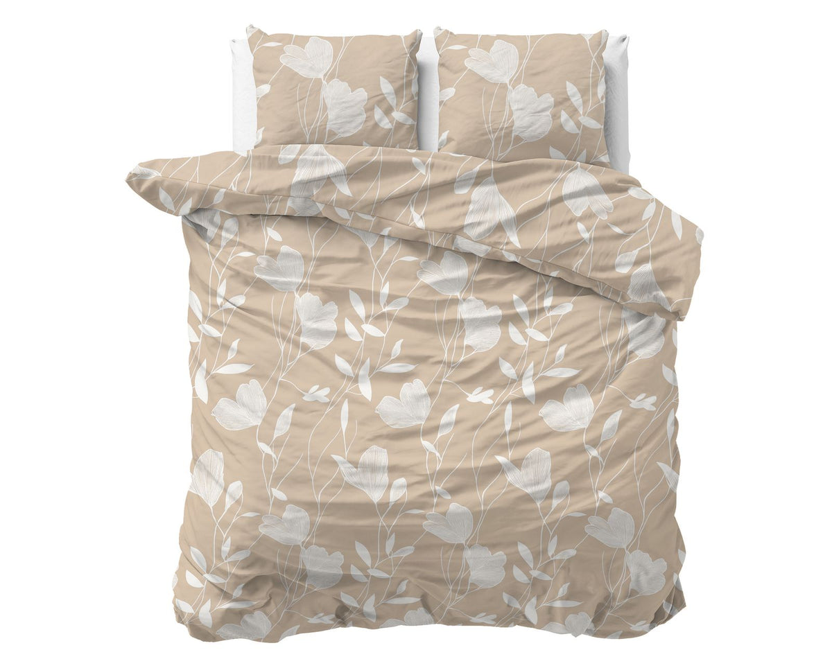 Dekbedovertrek Spring Zand/Beige