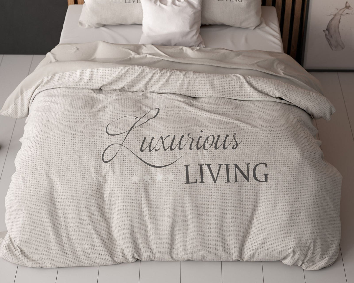 Dekbedovertrek Luxurious Living Zand