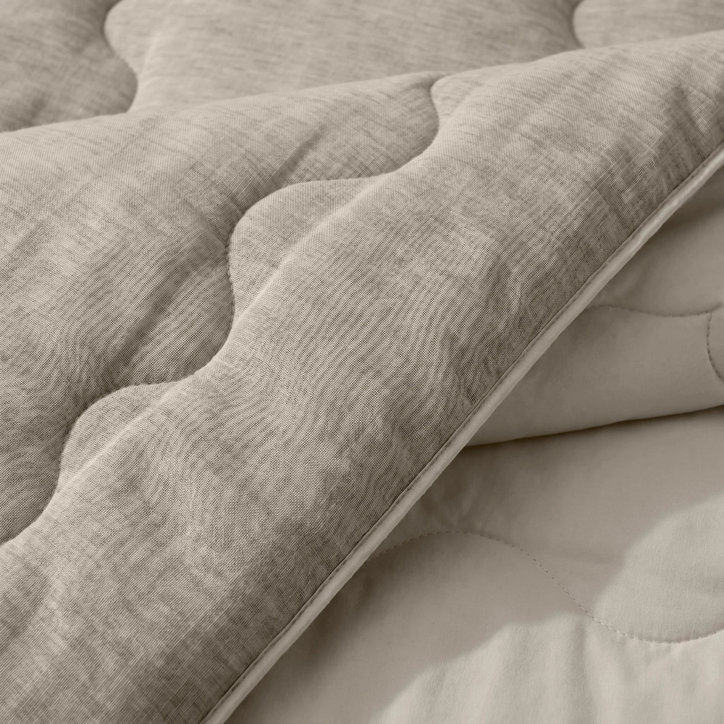 NordDream verkoelend dekbed Taupe nu 1+1 GRATIS