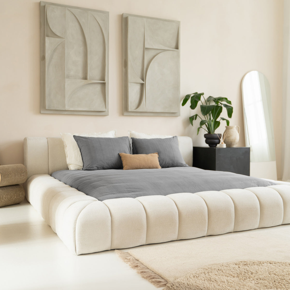 Adore Classic Designbed Beige met Hybrid Pocket Matras