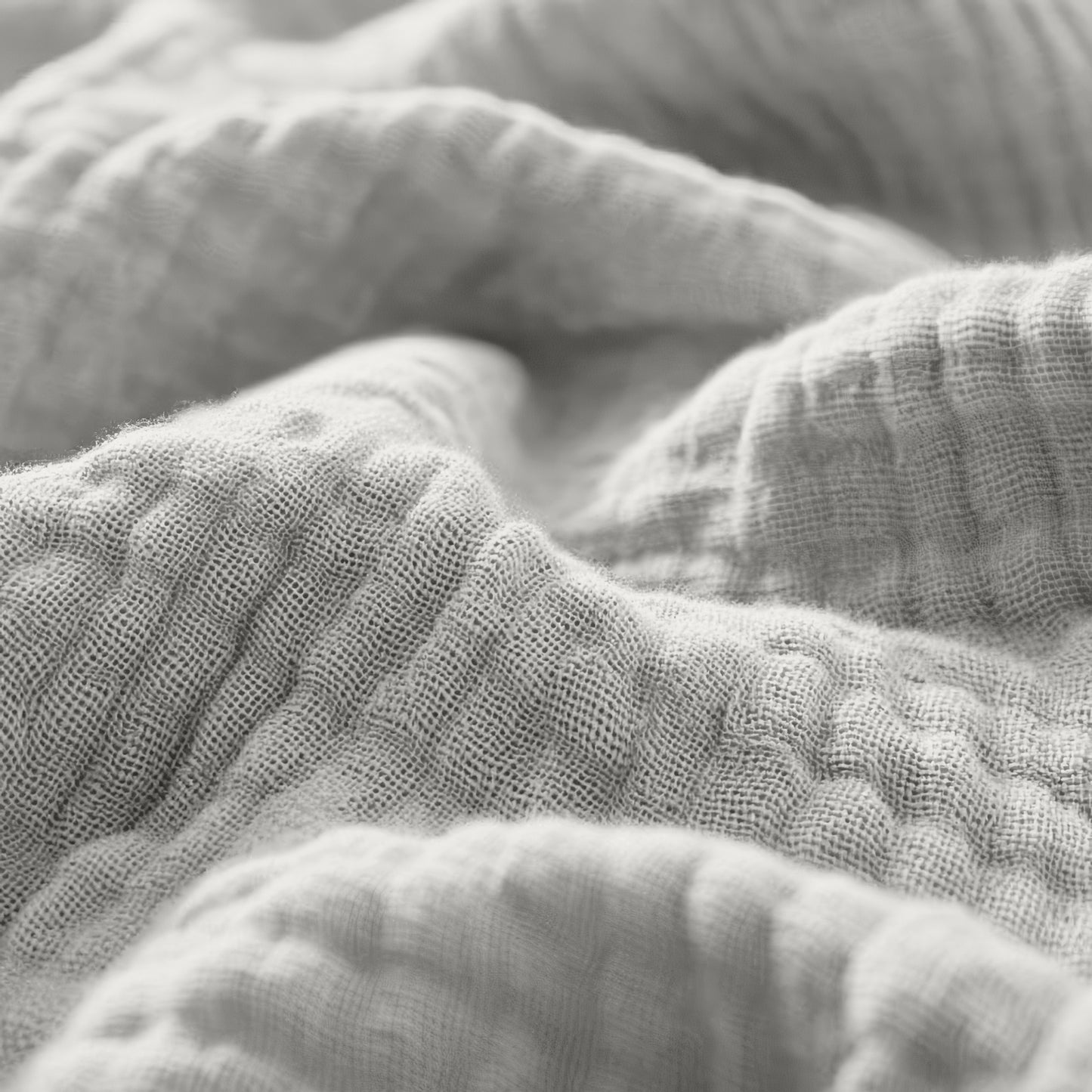 Hoeslaken Mousseline Créme 1+1 GRATIS