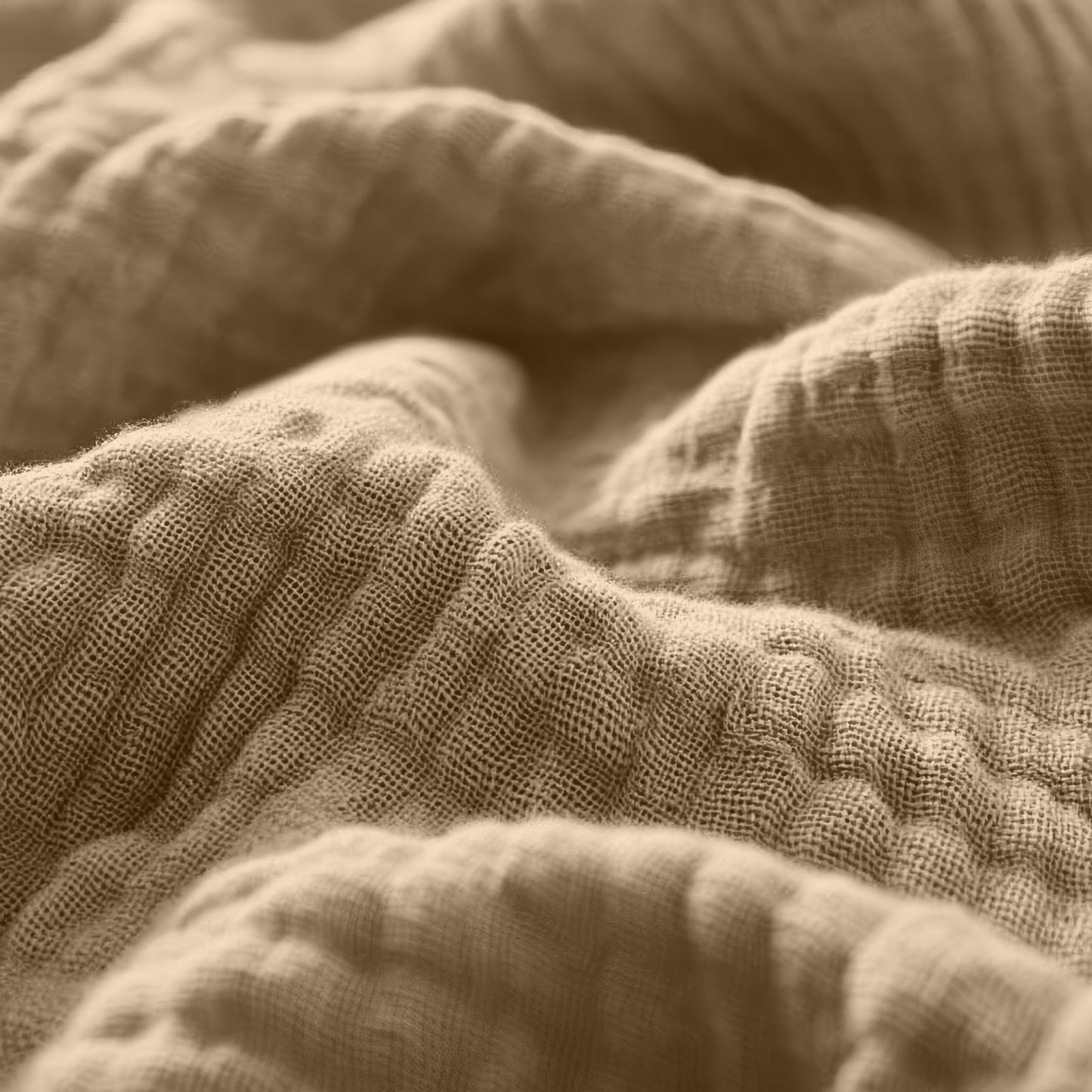 Hoeslaken Mousseline Nude 1+1 GRATIS