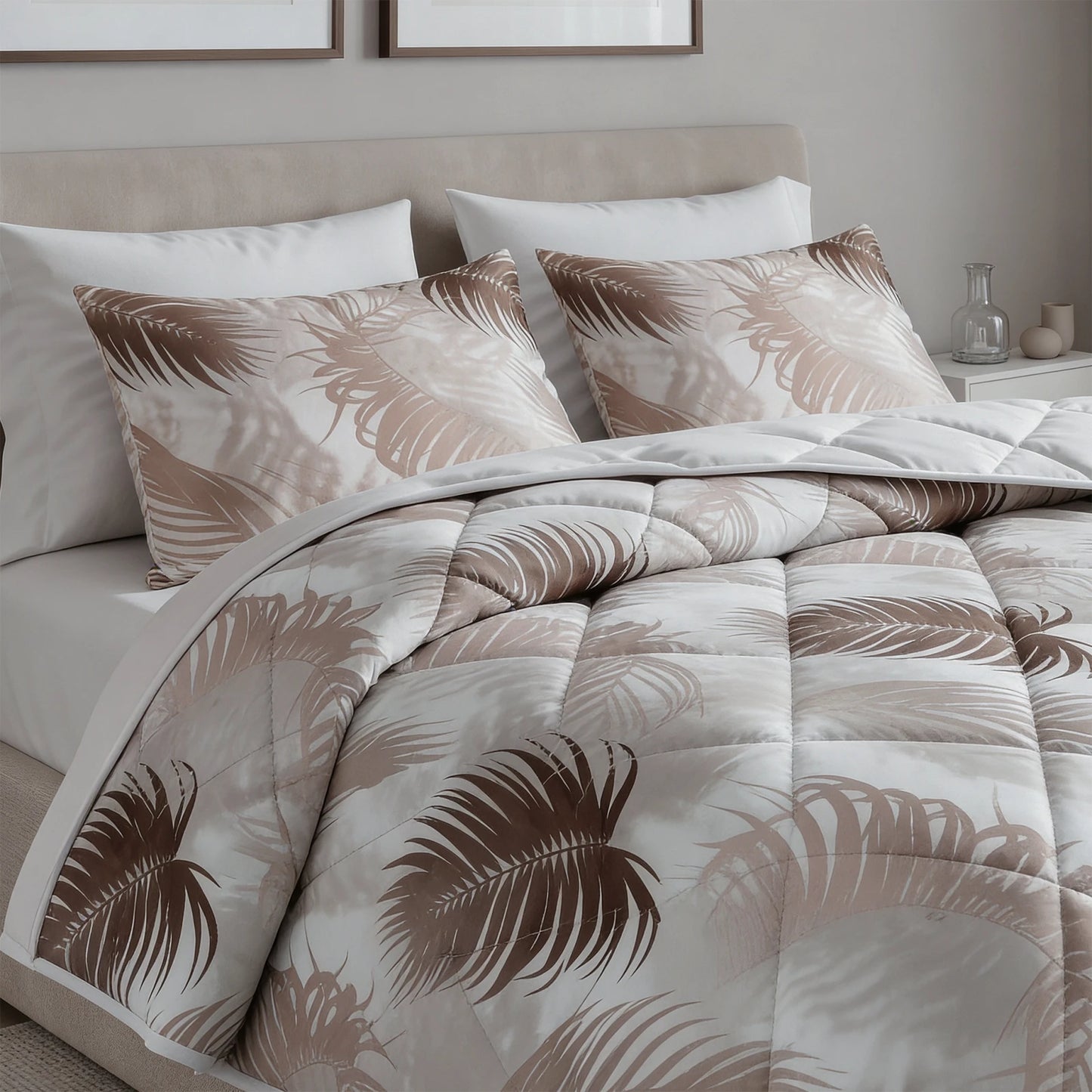 NordDream Dekbed Feathers Zand Met kussenslopen 1+1 GRATIS