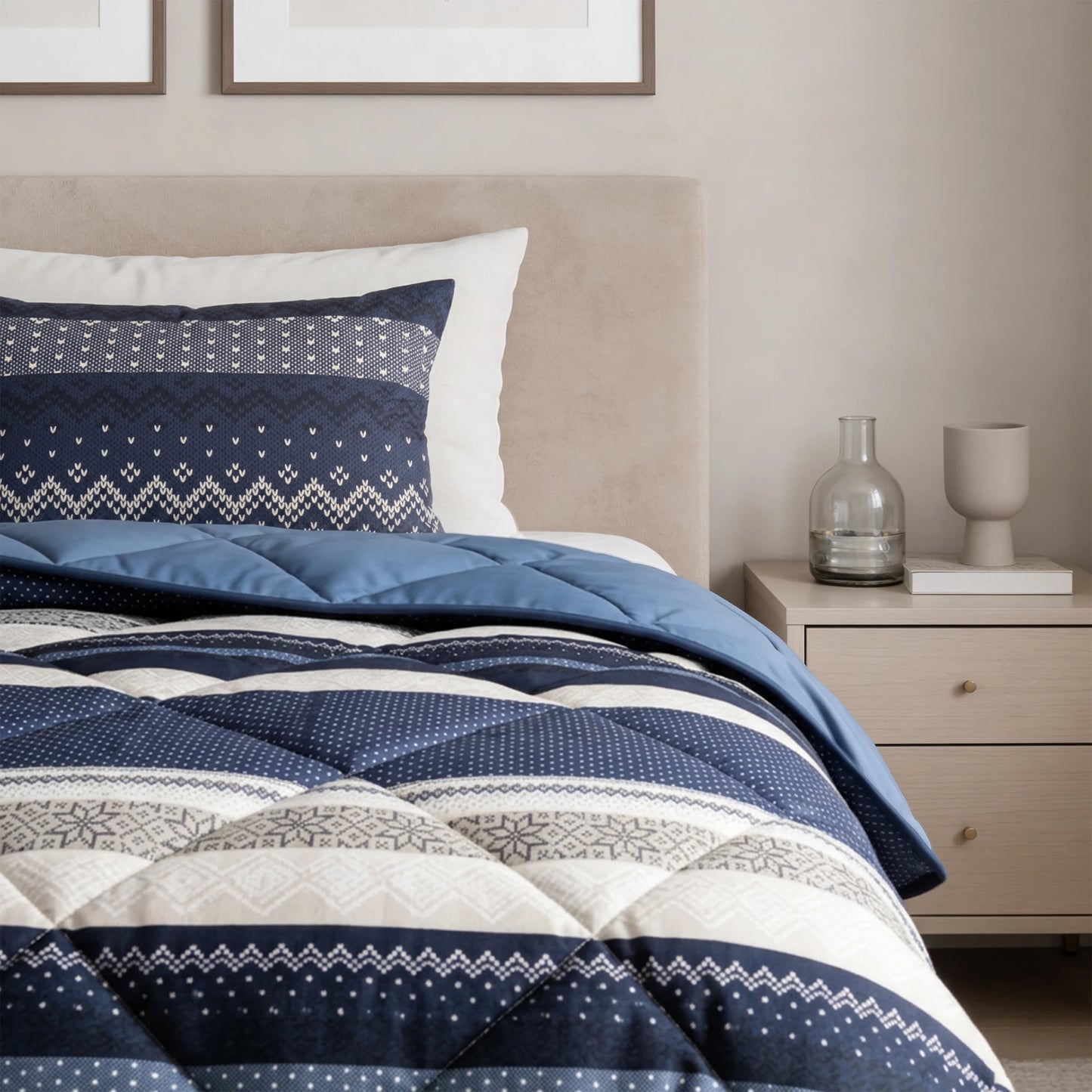 NordDream Dekbed Navy Met kussenslopen 1+1 GRATIS