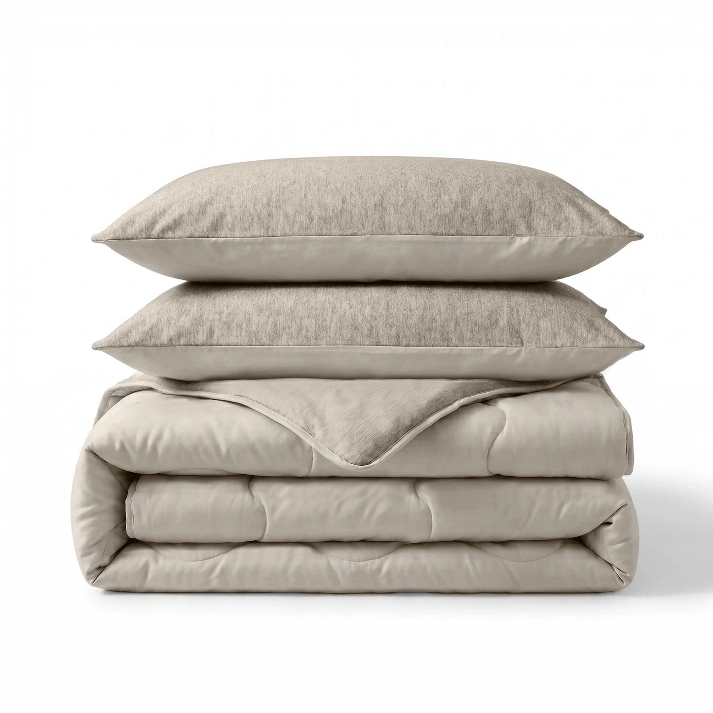 NordDream verkoelend dekbed Taupe nu 1+1 GRATIS