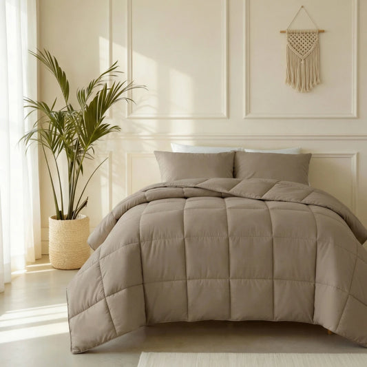 NordDream Dekbed Percale Taupe