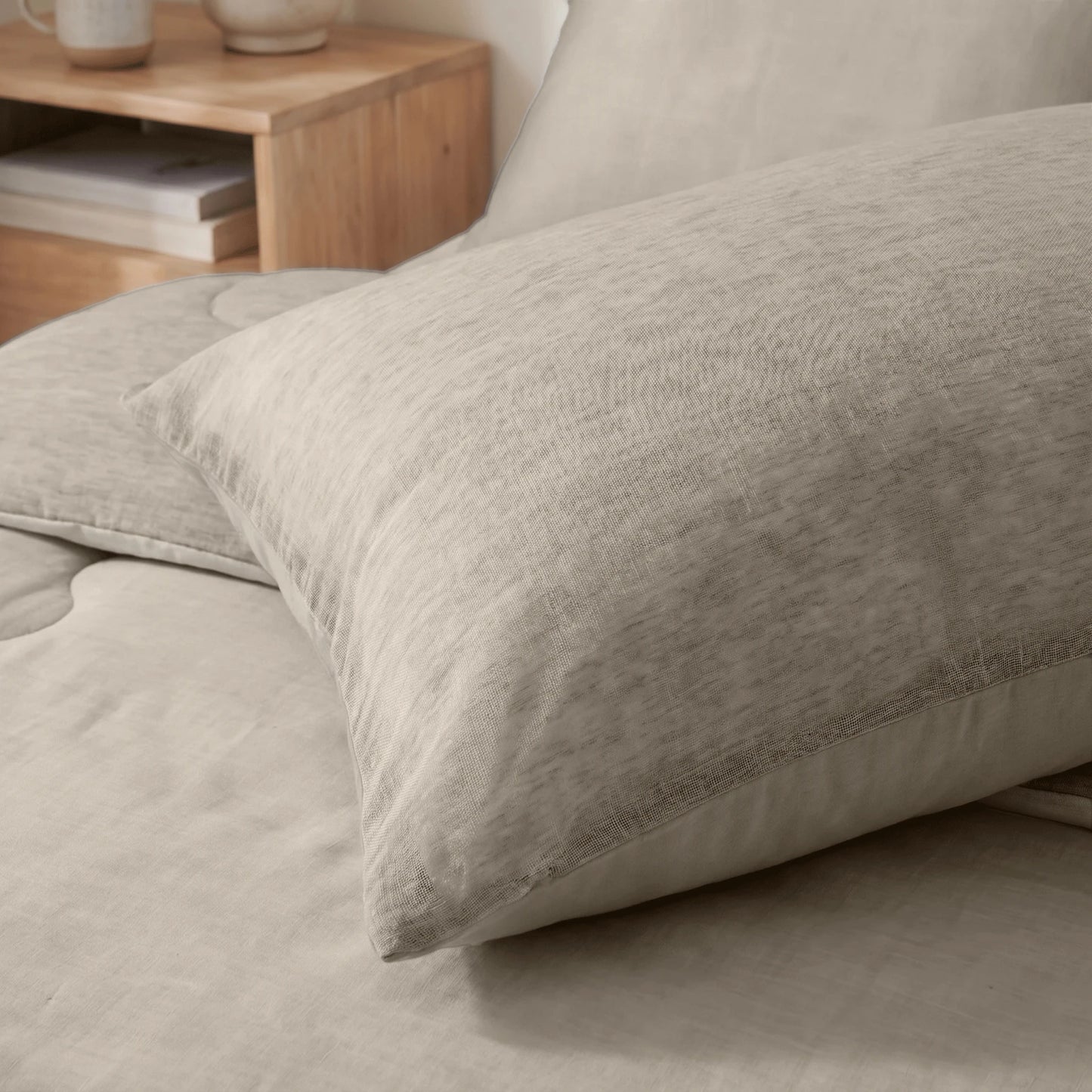 NordDream verkoelend dekbed Taupe nu 1+1 GRATIS