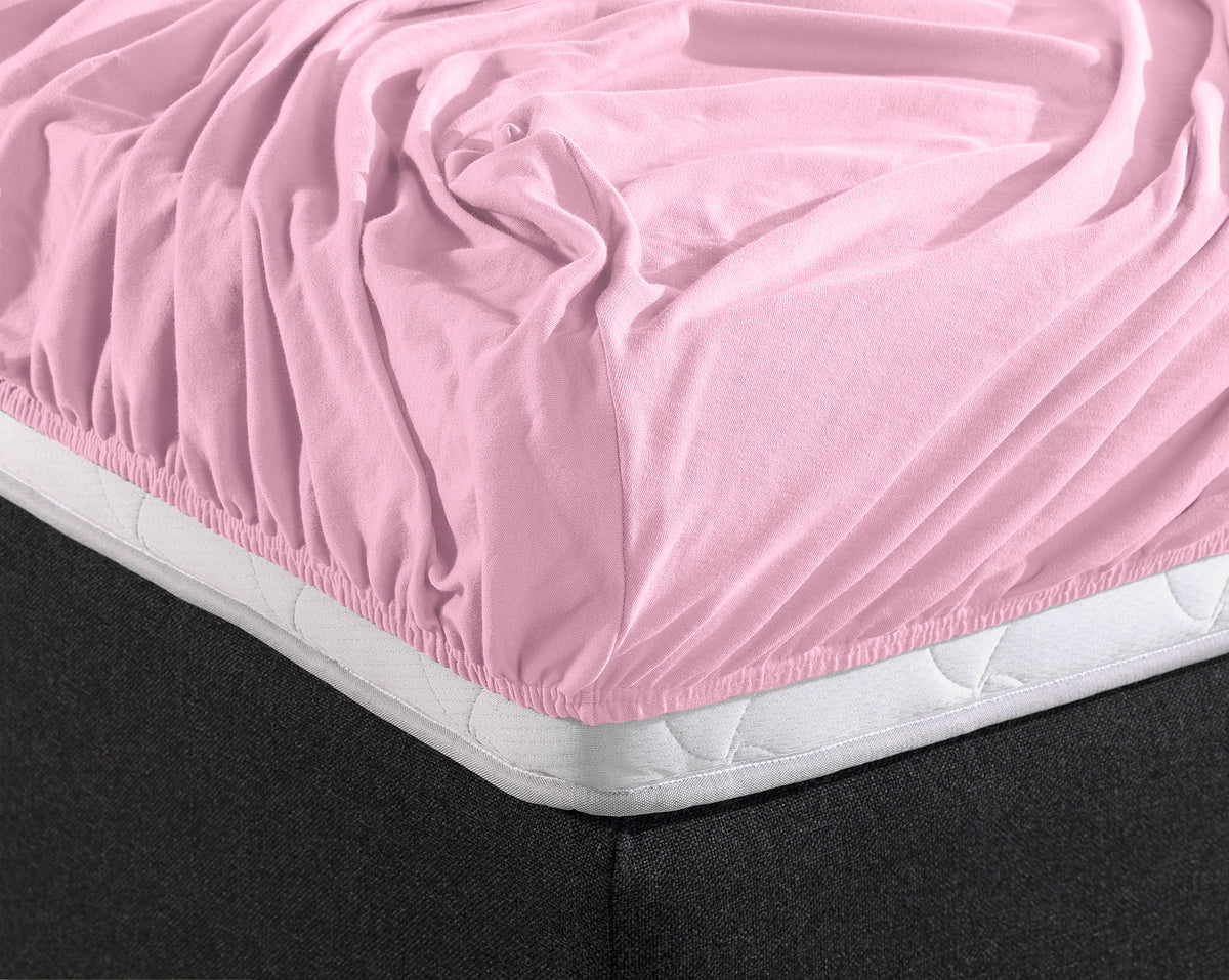 Dubbel Jersey 220 gr. Hoeslaken Roze
