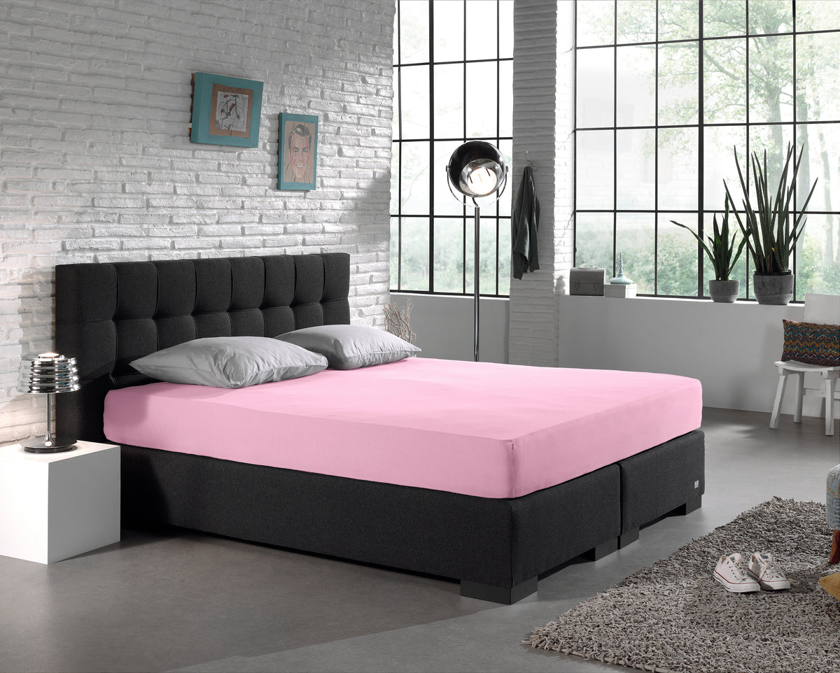 Dubbel Jersey 220 gr. Hoeslaken Roze