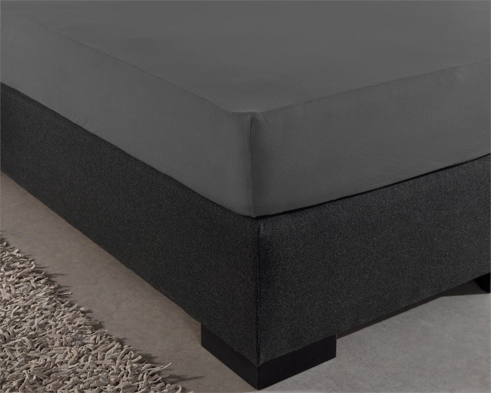 Dubbel Jersey 220 gr. Hoeslaken Antraciet