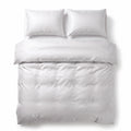 Dekbedovertrek Satin Point Wit