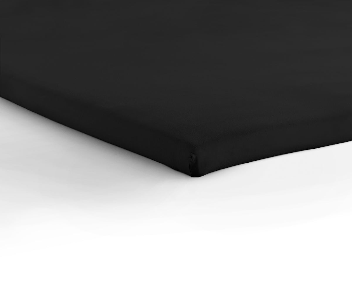 Jersey Topper Hoeslaken Zwart