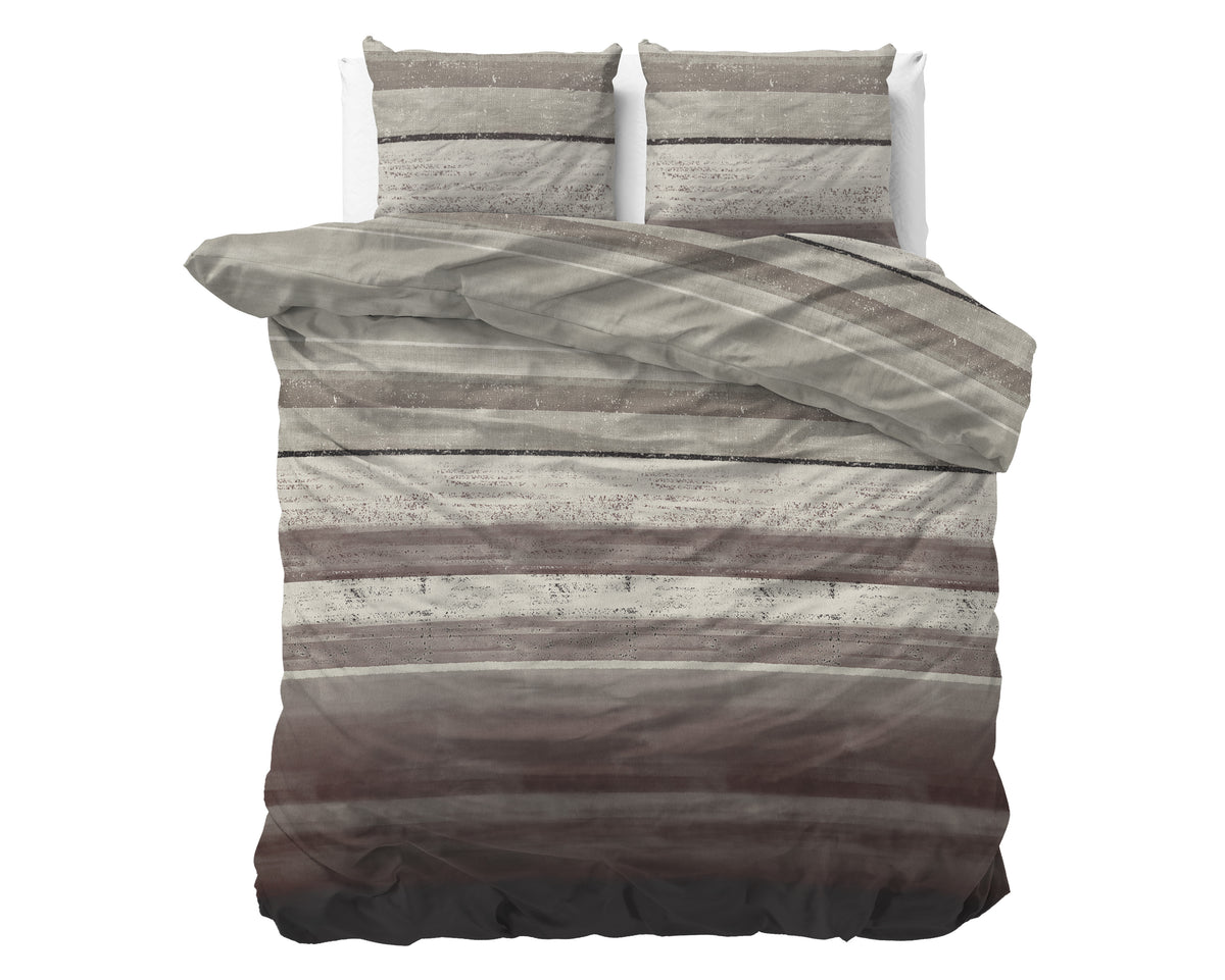 Dekbedovertrek Flanel Marcus Taupe