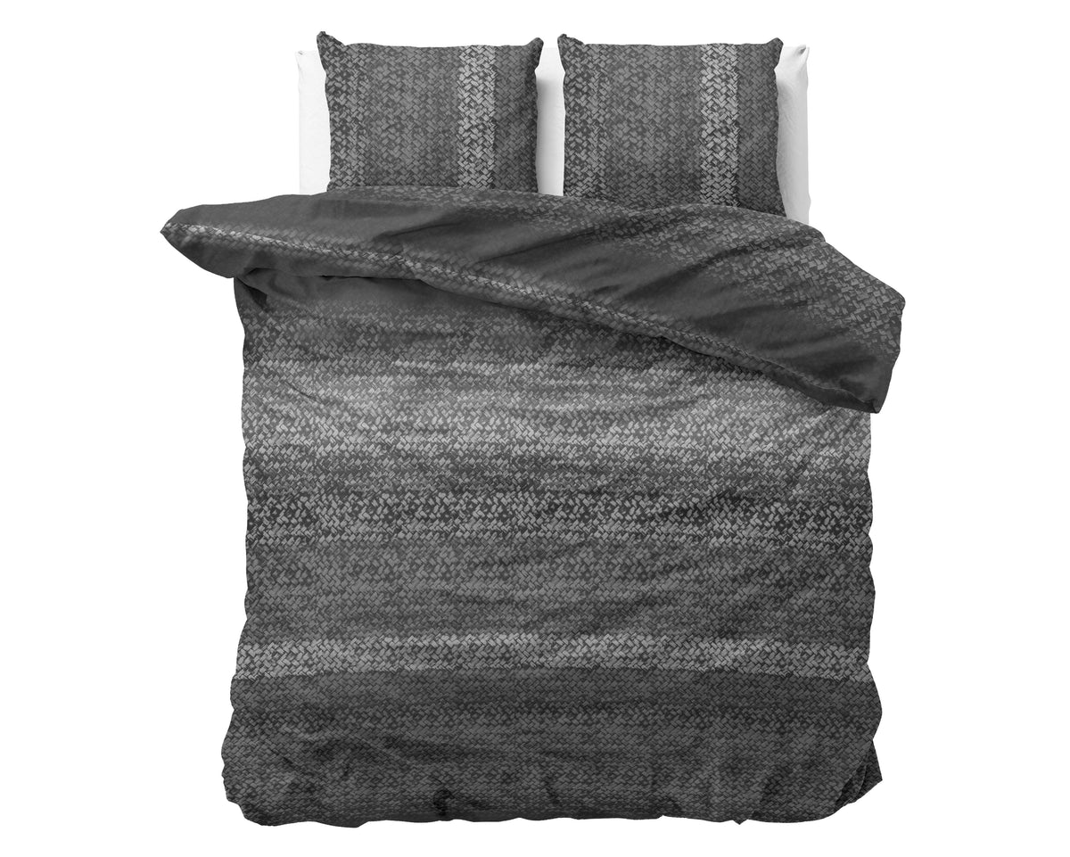 Dekbedovertrek DH Flanel Gradient Knits Antraciet